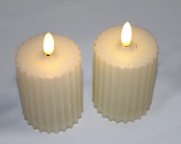 LED-Stumpenkerze 8x5,3cm M