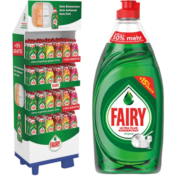 Fairy Spülmittel 450ml 182er Display 5fach sort.