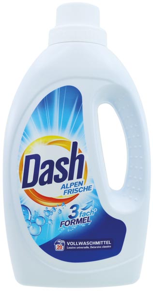 Dash Alpen Frische Vollwaschmittel flüssig 20WL