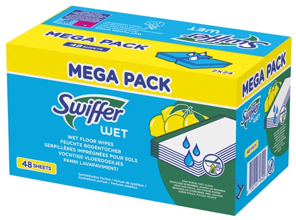 Swiffer Wet Wischtücher Nachfüllpackung 48er