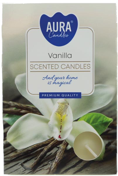 Teelichte Duft 6er Vanille in Faltschachtel