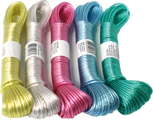 Wäscheleine 20m 2,8mm mit Stahldrahteinlage PVC