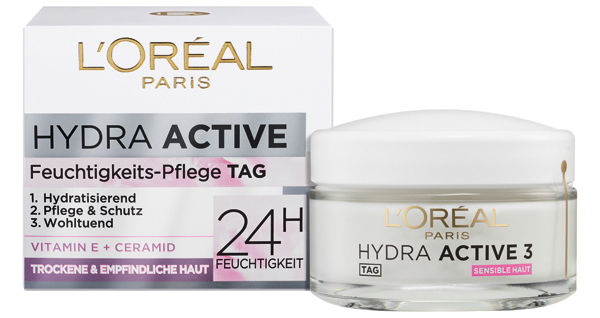 L'Oreal Hydra Active 3 Tagescreme 50ml trockene