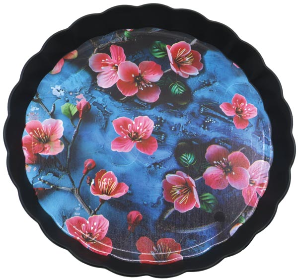 Tablett rund 27,5 cm aus Kunststoff