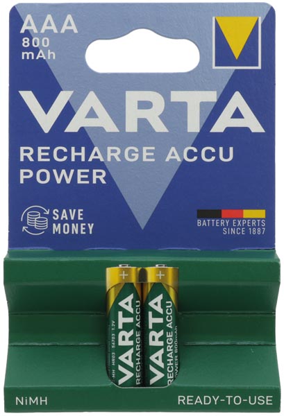 Batterie VARTA Akku Power Micro AAA 2er Blister