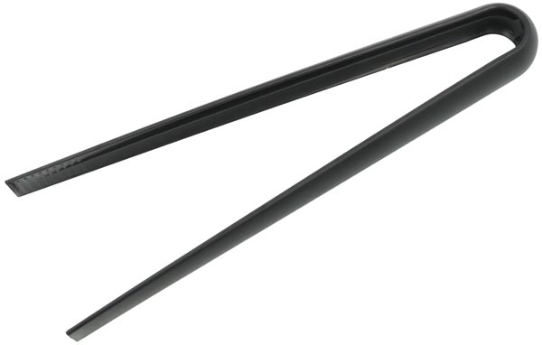 Küchenhelfer Grillzange schwarz aus Kunststoff
