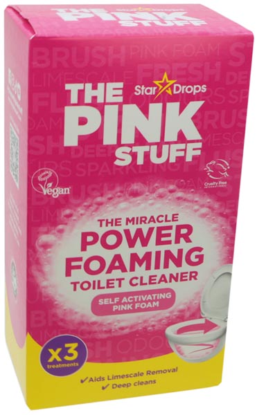 THE PINK STUFF Schaumtoilettenreiniger 3x100g