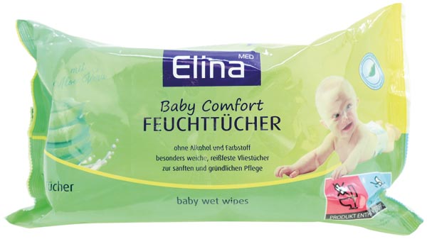 Feuchttücher 72er Elina Baby Tuchgröße 20x15cm