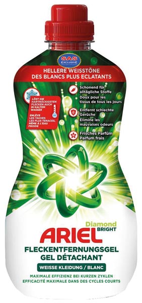 Ariel Fleckentfernungsgel 800ml Weisse Kleidung