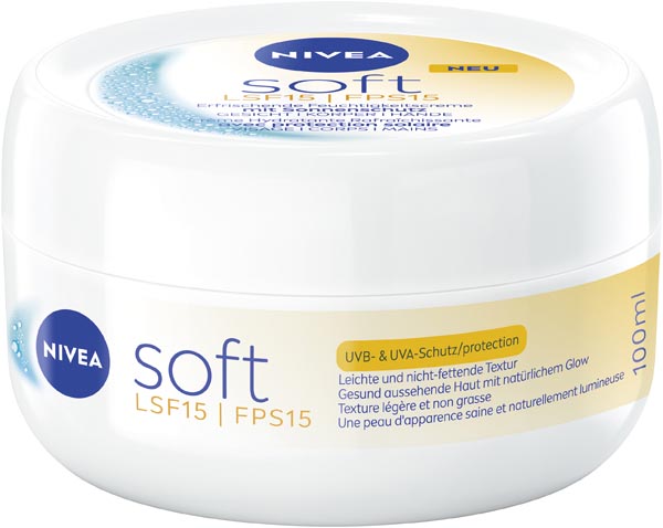 Nivea Creme Soft 100ml Dose LSF 15