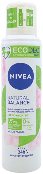 Nivea Deospray 125ml BIO Grüner Tee