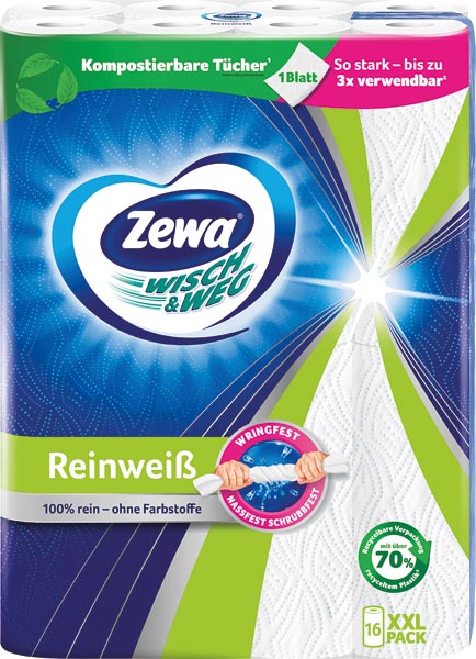 Haushaltsrolle Zewa Wisch & Weg 16x45 Blatt
